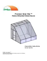 Preview for 1 page of ClearSpan Premium Solar Star 104918 Assembly Instructions Manual