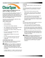 Preview for 2 page of ClearSpan Round Style Mini Garage Manual