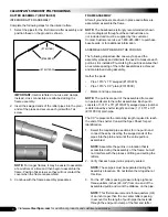 Предварительный просмотр 9 страницы ClearSpan SunBurst Dome Premium Gothic Style 106602 Assembly Instructions Manual