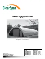 ClearSpan Super Moo-Tel Building 38' Wide Assembly Manual preview