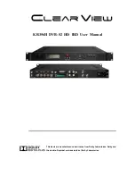 Preview for 1 page of ClearView KR356H User Manual