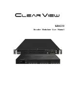 ClearView KR423I User Manual предпросмотр