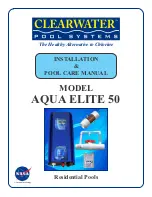 Preview for 1 page of ClearWater AQUA ELITE 50 Installation & Care Manual