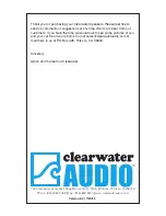 Preview for 12 page of ClearWater CWC-9 Installation Manual