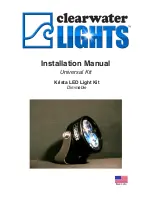 Preview for 1 page of ClearWater Lights Installation Manual