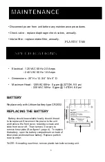 Предварительный просмотр 7 страницы ClearWater Ozone Systems PRO400 Installation & Maintenance Manual