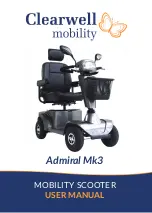 Clearwell Mobility Admiral Mk3 User Manual preview