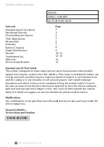 Preview for 2 page of Clearwell Mobility Aguna Comfort User Manual