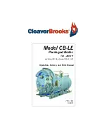CleaverBrooks CB Ohio Special 100 HP Operation, Service And Parts Manual preview
