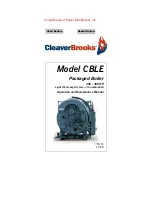 Предварительный просмотр 1 страницы CleaverBrooks CBLE Operation And Maintenance Manual