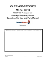 Preview for 3 page of CleaverBrooks ClearFire CFH Operation, Service And Parts Manual