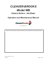 Preview for 3 page of CleaverBrooks WB Owner'S Operation And Maintenance Manual