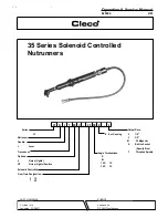 Предварительный просмотр 1 страницы Cleco 35 Series Operation & Service Manual