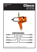 Предварительный просмотр 1 страницы Cleco 400PTHFC206 Instruction Manual