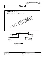 Cleco 75MTC Series Operation & Service Manual preview