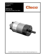 Preview for 1 page of Cleco A8R309M Instruction Manual And Parts Listing