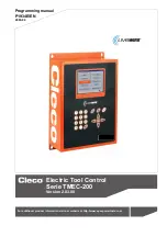 Preview for 1 page of Cleco LIVEWIRE TMEC-200 Series Programming Manual