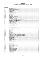 Preview for 4 page of Cleco TVP-100 Series Programming Manual