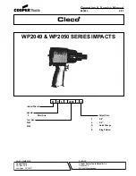 Cleco WP2049 Series Operation & Service Manual preview