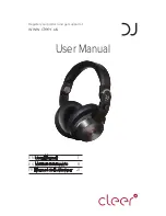 Preview for 1 page of cleer DJ User Manual