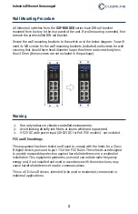 Предварительный просмотр 8 страницы Cleerline SSF-1x4POE-RUGGED Manual