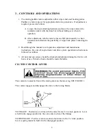 Preview for 6 page of Cleform Gilson 1200MP Operator'S Manual & Parts Manual