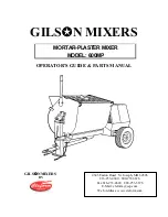 Cleform Gilson 600MP Operator'S Manual & Parts Manual preview