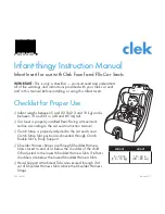 Clek Infant-Thingy Instruction Manual preview