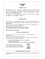 Предварительный просмотр 3 страницы Clemas & Co C50 43B Operator'S Manual