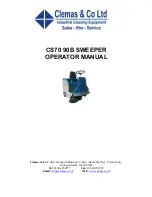 Предварительный просмотр 1 страницы Clemas & Co CS70 90B Operator'S Manual