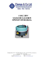 Preview for 1 page of Clemas & Co I-VAC DRY Operator'S Manual