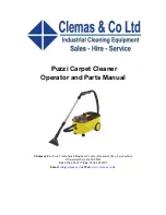 Preview for 1 page of Clemas & Co Puzzi 100 Operator And Parts Manual