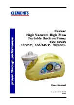 Preview for 1 page of Clements SUC 81030 User Manual