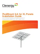 Preview for 1 page of Clenergy PostMount 6-A Installation Manual