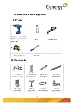 Предварительный просмотр 3 страницы Clenergy PV-ezRack Commercial Tilt Installation Manual