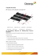 Предварительный просмотр 4 страницы Clenergy PV-ezRack Commercial Tilt Installation Manual