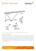 Предварительный просмотр 10 страницы Clenergy PV-ezRack ezShade Series Planning And Installation