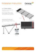 Предварительный просмотр 16 страницы Clenergy PV-ezRack ezShade Series Planning And Installation