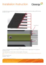 Предварительный просмотр 18 страницы Clenergy PV-ezRack ezShade Series Planning And Installation