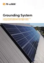 Preview for 1 page of Clenergy PV-ezRack Grounding system Code-Compliant Planning And Installation Manual