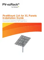 Clenergy PV-ezRack PostMount 2-A Installation Manual предпросмотр