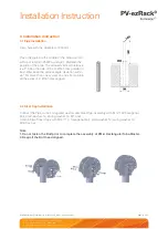 Предварительный просмотр 7 страницы Clenergy PV-ezRack PostMount 2-A Installation Manual