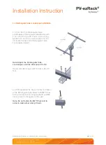 Предварительный просмотр 9 страницы Clenergy PV-ezRack PostMount 2-A Installation Manual