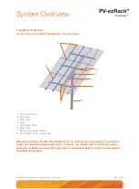 Предварительный просмотр 4 страницы Clenergy PV-ezRack PostMount 3-A Installation Manual