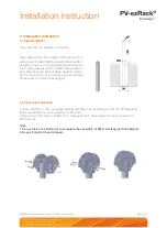 Предварительный просмотр 7 страницы Clenergy PV-ezRack PostMount 3-A Installation Manual