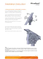 Предварительный просмотр 8 страницы Clenergy PV-ezRack PostMount 3-A Installation Manual