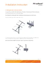 Предварительный просмотр 9 страницы Clenergy PV-ezRack PostMount 3-A Installation Manual