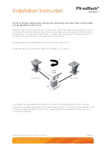 Предварительный просмотр 11 страницы Clenergy PV-ezRack PostMount 3-A Installation Manual