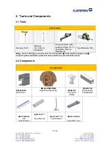 Preview for 3 page of Clenergy PV-ezRack PostMount 4-A Installation Manual