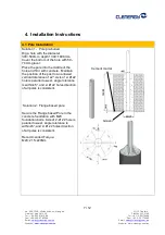 Preview for 8 page of Clenergy PV-ezRack PostMount 4-A Installation Manual